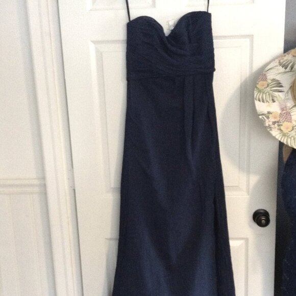 AMSALE designer Silk Draped Gown, "10", Chic, Bohemian, Wedding, Prom, Elegance! - Picture 1 of 9